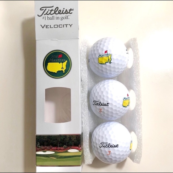 Other - Masters Tournament Titleist Golf Balls (3-Pack)